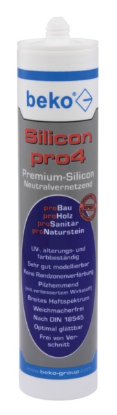 Silicon universalny 310ml srebrny aluminium pro4            