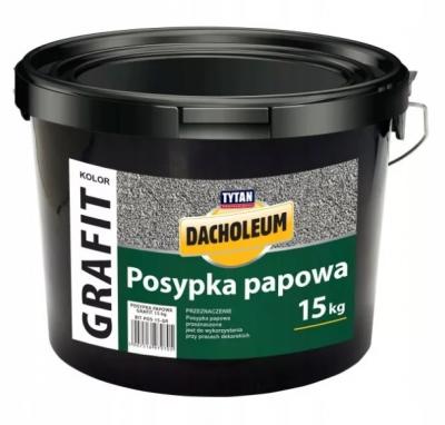 Dacholeum posypka papowa 15kg grafit                        