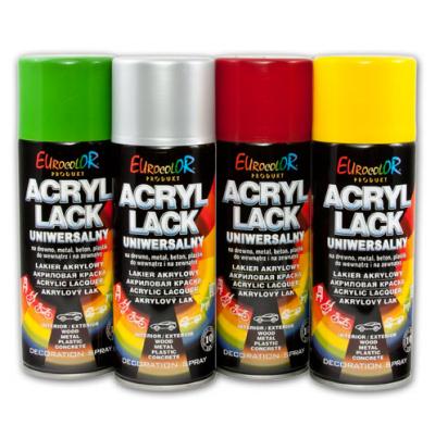 Spray akryl lakier bezbarwny mat. 400 ml ral 6032           