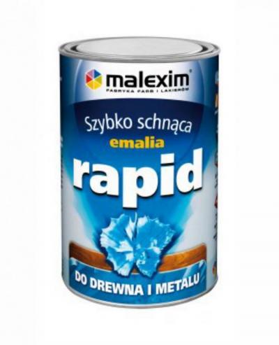 Szybko schnąca emalia alkidowa rapid czarny mat 9005w 0.7l  