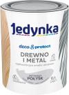 Jedynka deco&protect drewno i metal satyna szary jasny 0,7l 