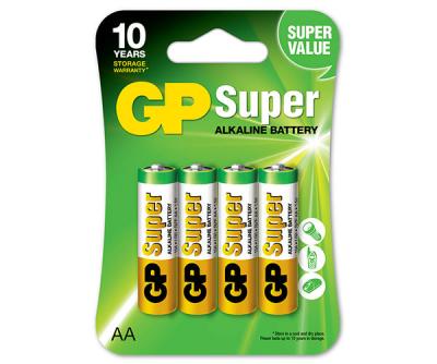 Bateria super alkaline aa lr6 1.5v 4 sztuki                 
