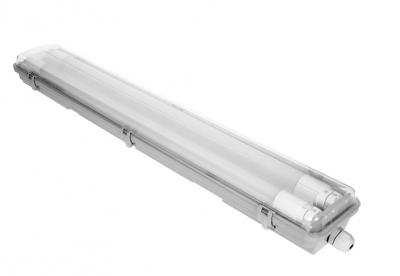 Oprawa ip65 60cm + 2 świetlówki t8 led 9w 1800lm, 4000k     