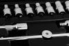 Zestaw kluczy nasadowych 1/4'' 46szt                        