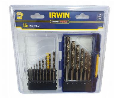 Komplet wierteł do metalu hss pro cobalt 1.5-10mm 15 sztuk  