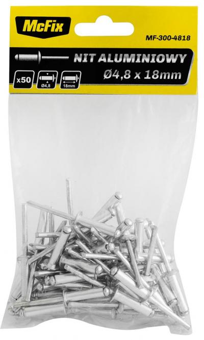 Nity aluminiowe op-50szt 4.0*12.5mm                         