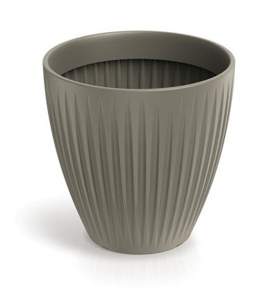 Doniczka latia round midl - mocca                           