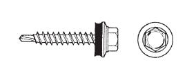Wkręt samowiertny 4.8*55mm ral 9006                         