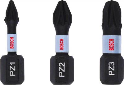 Zestaw bitów impact 25mm pz1,pz2,pz3,                       