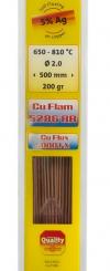 Lut twardy cu flam rb 5286 cup 5% ag - 500*2mm 200g         