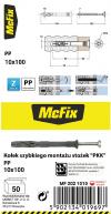 Kołek szybki montaż stożek pp 10*100mm                      