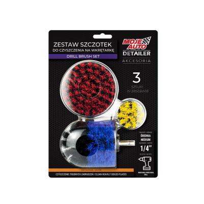 Zestaw szczotek do czyszczenia 3 sztuki                     