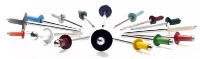 Nit zrywalny, aluminiowo-stalowy, 4.8*12mm ral 9006         