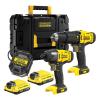 Zestaw 18v v20 sfmcd711+sfmcf800 2*2.0ah tstak              