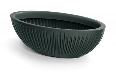 Doniczka latia oval - antracyt                              