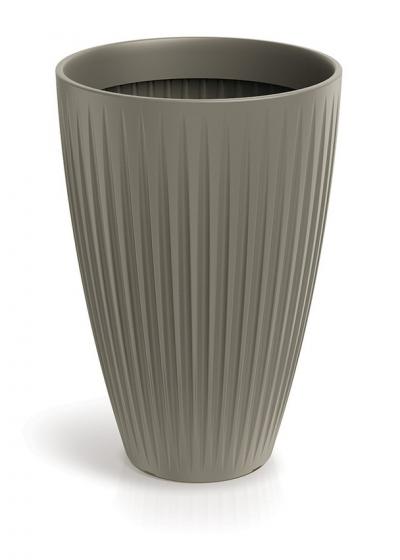 Doniczka latia round high - mocca                           