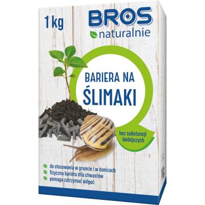 Bros naturalnie bariera na ślimaki 1kg                      