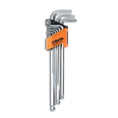 Komplet kluczy trzpieniowych hex 9 sztuk 1.5-10mm           