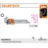 Komplet kluczy trzpieniowych hex 9 sztuk 1.5-10mm           