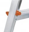Drabina aluminiowa dwustronna dopplo 2*8 szczebli           