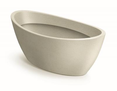 Doniczka aria oval - piaskowy                               