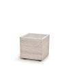 Doniczka madera square eco wood - biały fsc mix             