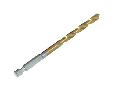 Wiertło do metalu hss-tin 1/4'' hex 5*106mm                 
