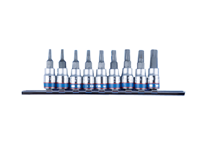 Kpl. nasadek 1/4'' torx 9 sztuk t8-t40                      