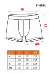 Bokserki basic 2, 3-pack rozmiar l                          