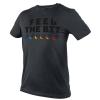 T-shirt z nadrukiem feel the bit rozmiar xxl                