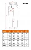 Spodnie dresowe comfort, szaro-czarne rozmiar xl            