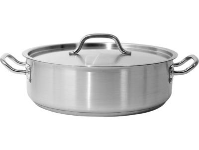Garnek niski do duszenia z pokrywką 36x11 11.2l             
