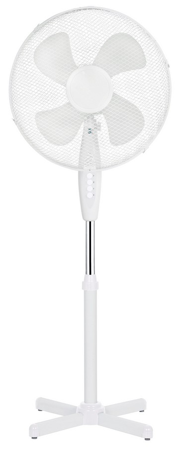 Wentylator podłogowy 40cm biały.                            
