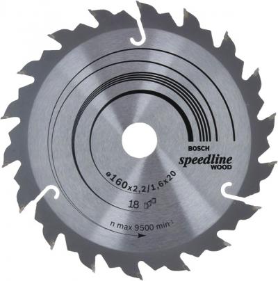 Piła tarczowa h speedline 160*2,4*20z*18                    