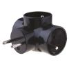 Rozgałęźnik czarny 3*10a/230v                               