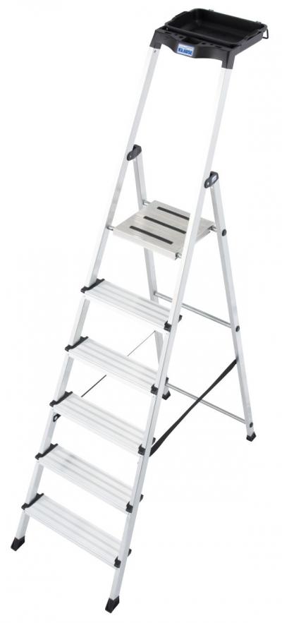 Drabina aluminiowa wolnostojąca secury multigrip  6 szczebli