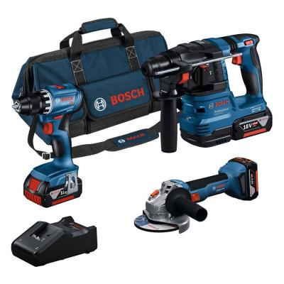 Zestaw combi gsr18v-45 + gws18v-8 + gbh18v-22 3*4.0ah       