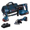 Zestaw combi gsr18v-45 + gws18v-8 + gbh18v-22 3*4.0ah       