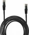 Kabel utp 5e 1.5m czarny patchcord                          