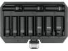 Komplet nasadek udarowych 1/2'' długich 10 szt. 10-27mm     