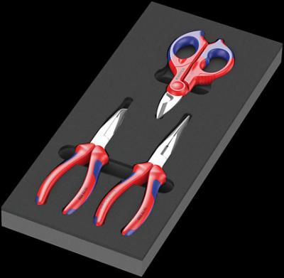 Wkładka piankowa 9781 ze szczypcami set 2 3cz               