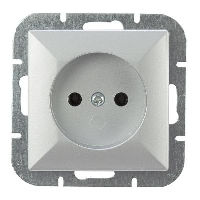 Perła gniazdo pojedyncze p/t b/u srebrny                    