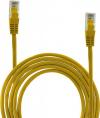 Kabel utp 5e 1.5m żółty patchcord                           