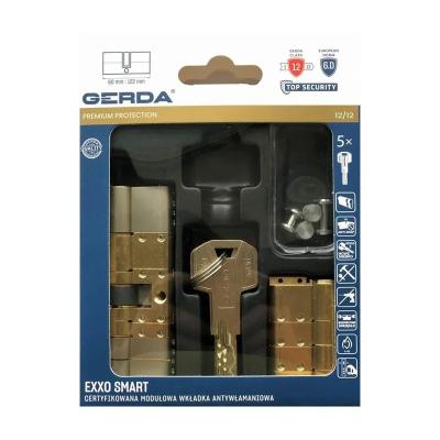 Wkładka modułowa exxo smart nikiel satyna m 61/61           