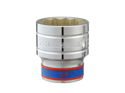 Nasadka krótka 12-kątna chromowana 1/2'' 36mm               