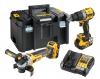 Zestaw wkrętarka dcd805 + szlifierka kąt. dcg405 18v 2*5.0ah