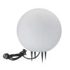 Lampa ogrodowa argento 30 biała kula e27                    
