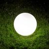 Lampa ogrodowa argento 40 biała kula e27                    
