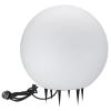 Lampa ogrodowa argento 40 biała kula e27                    