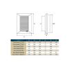 Kratka wentylacyjna duo smart kw.135 grafit                 